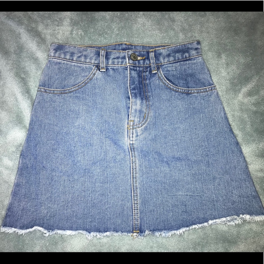 denim skirt from pacsun